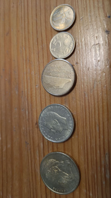 Ulkomaalaisia kolikoita