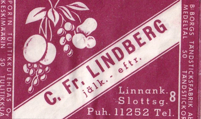 Linnank 8, C. Fr. Lindberg jälk.   b517