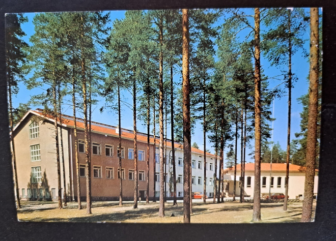 Ruovesi, Ruoveden yhteiskoulu, kulkenut kirjekuoressa