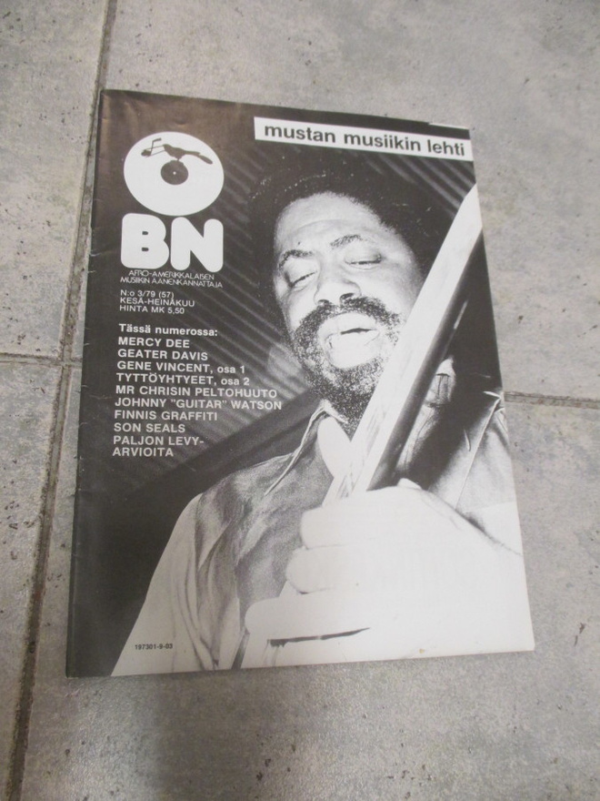 BLUES NEWS 3 / 1979 ( hienokuntoinen mm gene vincent !!