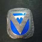 Vammala vaakuna Hopea emali 25x20mm, leimattu - pikkukuva 1