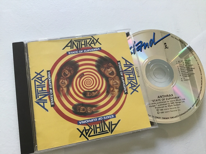 Anthrax . State of euphoria CD Orkkis!