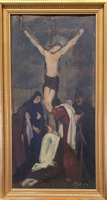 Eino J. Härkönen – Enon kirkon alttaritaulun luonnos 1930