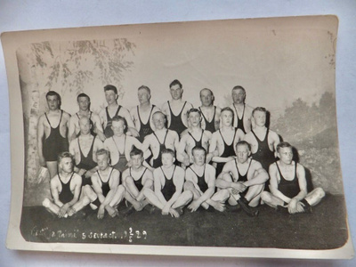 Valokuva Painijat Viesti Voikkaa Kouvola Toimi Lahti 1929