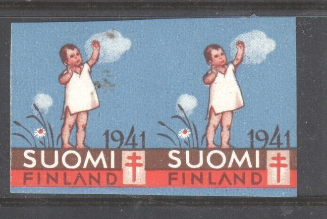 ub joulumerkki 1941  hammastamaton pari (2)