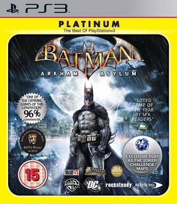 Ps3 Batman - Arkham Asylum "Platinum" "Uudenveroinen"
