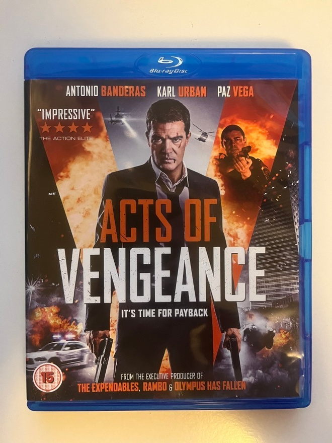 Acts of Vengeance [Blu-ray] Antonio Banderas (2017)