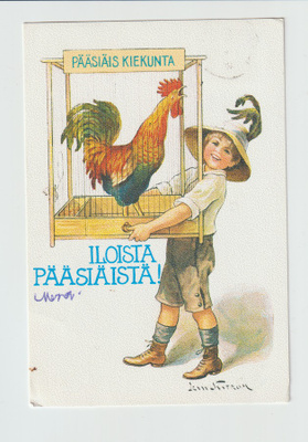 Postikortti, TAIDE, JENNY NYSTRÖM, Pääsiäinen