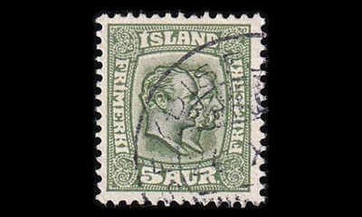 Islanti 51 o Kaksi kuningasta 5 A (1907)