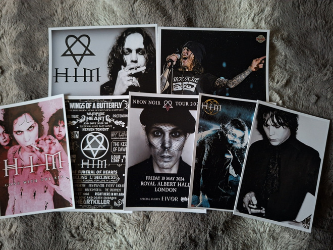 HIM --- postikortti 7kpl--- 9.5cm x 13.5cm - VV VILLE VALO