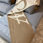 CARIN WESTER upea logo beige valk muhkea shaali käännettävä - pikkukuva 5