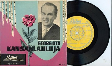 Georg Ots Kansanlauluja 7" EP  1958