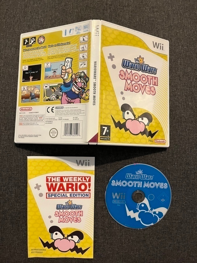 WarioWare - Smooth Moves WII (Suomijulkaisu)