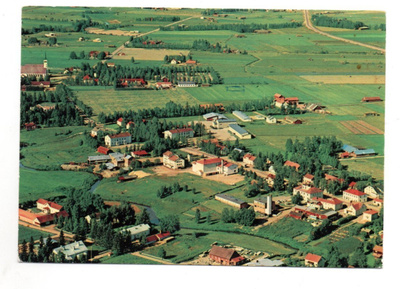 Teuva: ilmakuva,(Tmi Karhumäki n:o 444, väri)