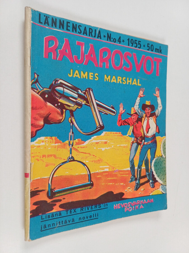James Marshal : Lännensarja n:o 4/1955 : Rajarosvot