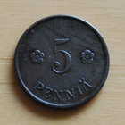 Suomi 5 penniä 1922 Tasavalta - pikkukuva 1