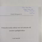 Leila Mattfolk : Finlandssvenska åsikter om och attityder... - pikkukuva 2