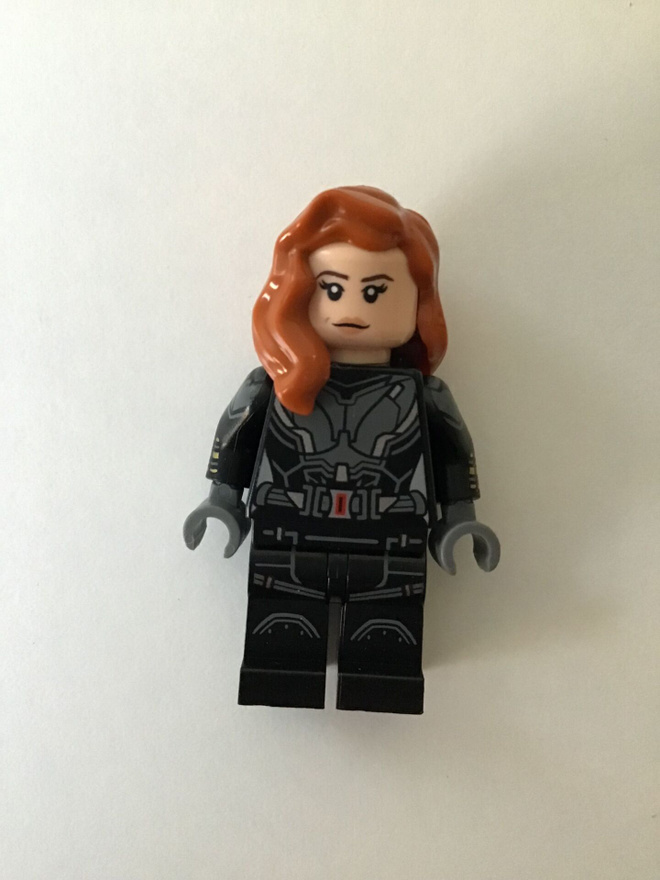 Lego minifiguuri - Black Widow - Black Jumpsuit