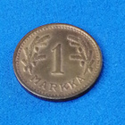 1 Markka 1951 Kupari Leimakiiltoinen - pikkukuva 3