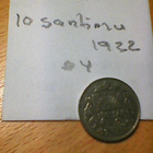 Latvia 10 santimu 1922, km#4 - pikkukuva 2