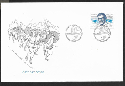 Lauri Pihkala 1988 FDC (LAPE 1033)