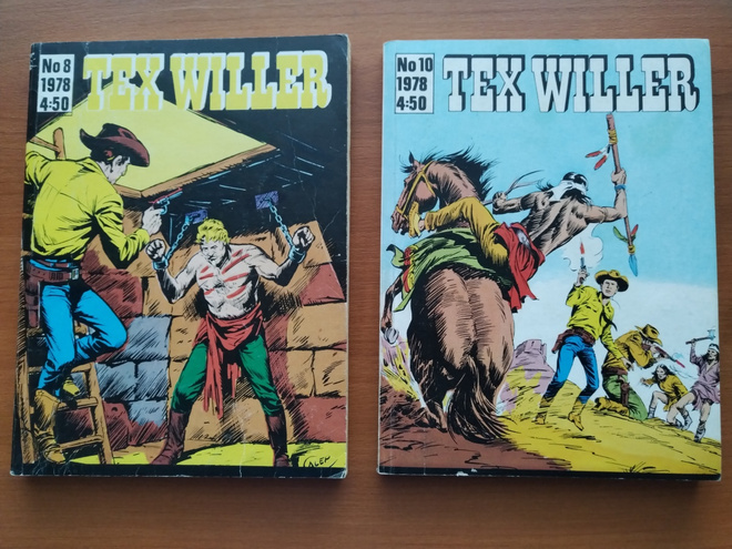 Tex Willer Nro:t 8 ja 10 / 1978