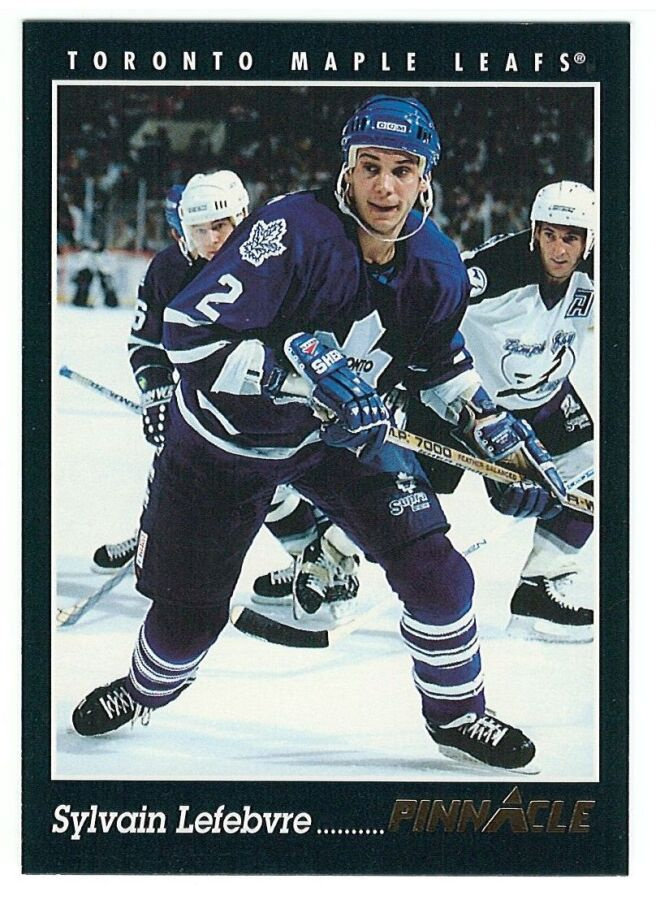 93-94 Pinnacle #317 Sylvain Lefebvre