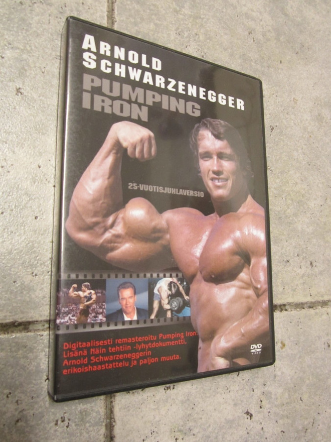 PUMPING IRON Arnold Schwarzenegger 25 vuotisjuhlaversio