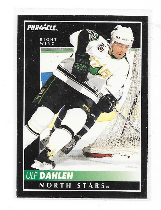 1992-93 Pinnacle #68 Ulf Dahlen Minnesota North Stars