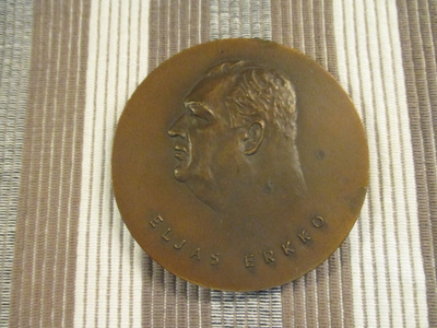 Eljas Erkko mitali 1965/ Kalervo Kallio -65.