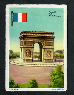 EAS 3074 - Nelkku - Pariisi - Riemukaari - 1950-luvulta