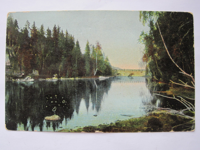 VANHA Postikortti Mouhujärvi Kemi 1912