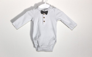 H&M - VALKOINEN JUHLABODY - koko 56