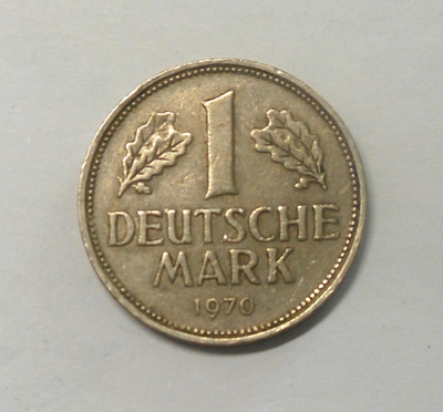Saksa. 1 mark 1970D.