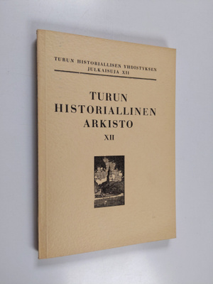 Turun historiallinen arkisto 12