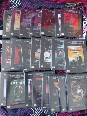 CLINT EASTWOOD COLLECTION 1-22 UUSI DVD