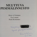 Risto A. Väisänen : Muuttuva pesimälinnusto (signeerattu,... - pikkukuva 3