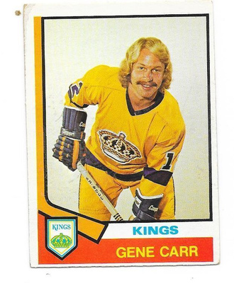 1974-75 OPC #320 Gene Carr Los Angeles Kings