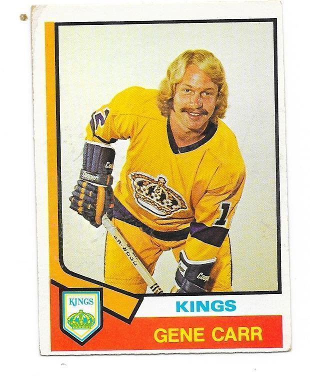 1974-75 OPC #320 Gene Carr Los Angeles Kings