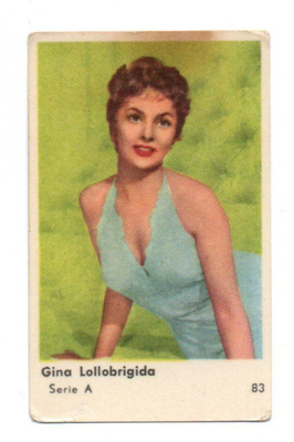 PURKKAKUVA Serie A n:o 83 GINA LOLLOBRIGIDA