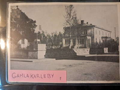 Gamlakarleby, kulkematon vanha kortti.
