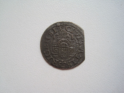 RIGA SHILLING 1578 RIGENSIS,ARGENTE.  130