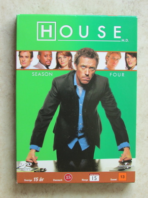 House, kausi 4, 4 x DVD.