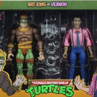 NECA TMNT 2-Pack Rat King & Vernon 18cm - HEAD HUNTER STORE. - pikkukuva 1