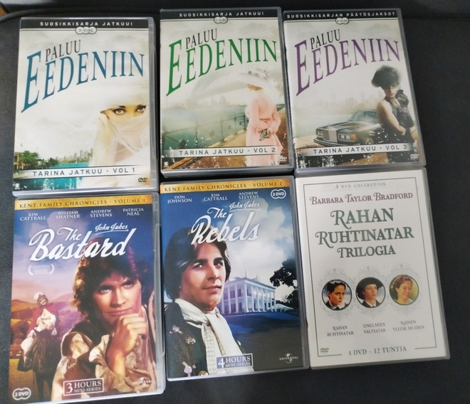 Paluu eedeniin kaikki jatko-osat vol 1-3 ja muut