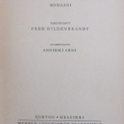 Fred Hildenbrandt: Aika vierii taaksepäin, Wsoy 1941. 215 s. - pikkukuva 4