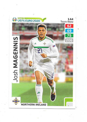 2020 Panini Road to UEFA EURO 2020 #144 Josh Magennis , P-I