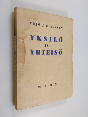 Yrjö J. E. Alanen : Yksilö ja yhteisö