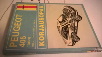 KORJAUSOPAS - PEUGEOT 405