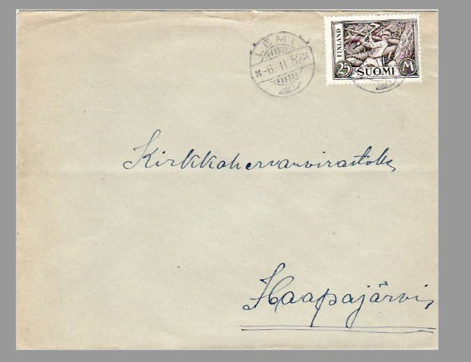 POSTILÄHETYS LEMI 25MK PUUNHAKKAAJA
